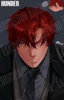 Shaded bust